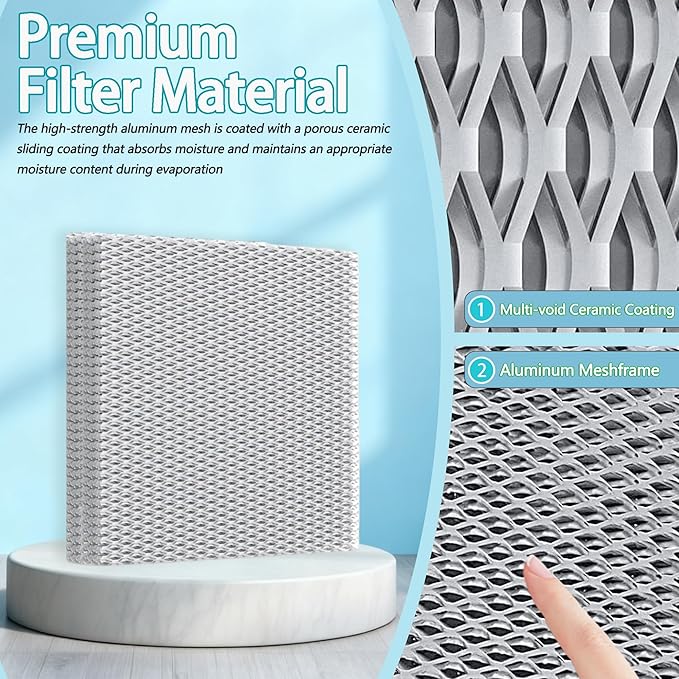 10 Water Panel Humidifier Replacement Pad Filter Compatible with AprilAire Whole-House Humidifier Models 110, 220, 500, 500A, 500M, 550, 550A, 558, Compatible with Honeywell HC22P Humidifier (3 Pack) - Image 6