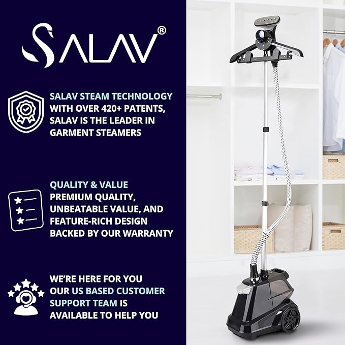 SALAV Garment Steamer Descaling Solution Decalcifier Packets for Mineral Deposits and Build-up Removal, Maintenance for Clothes, Works with all Garment Steamer Brands, Cleans Build Up, 3 packs - Image 8