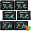 50gx6pcs Rechargeable Desiccant Packs for Storage, Color Indicating Silica Gel Packets Moisture Absorbers with Transparent Window, Reusable Dehumidifier Bags for Safe 3D Filaments Electronics by Wisesorb
