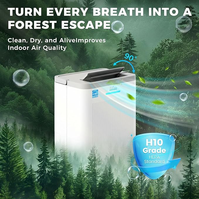4500 Sq.Ft Most Efficient Energy Star 2025 Dehumidifier for Basement, Max 65 Pint Smart Dehumidifier with WiFi Intelligent Humidity Control,Air Purifier HEPA Filter for Home,Garage,RV - Image 6