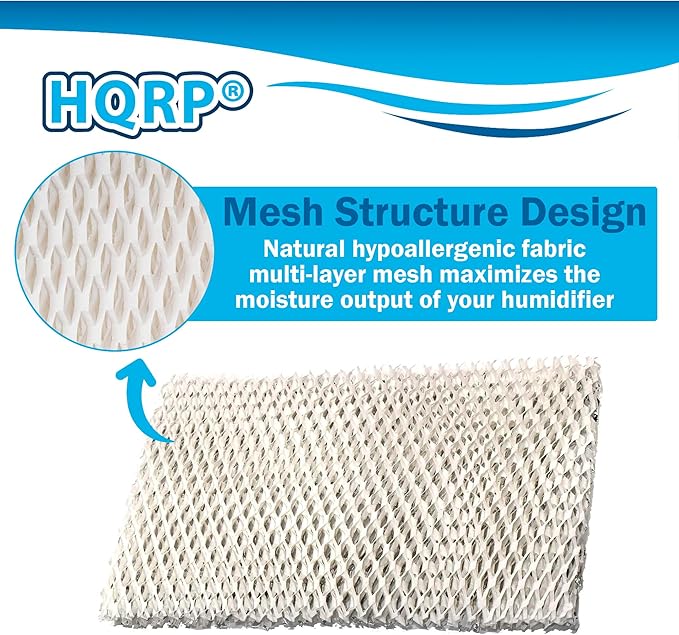 HQRP 4-Pack Wick Filter Compatible with Web Humidifying Floor Vent Register - Image 4