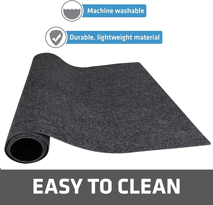 Drymate Premium XL Under Sink Mat, Waterproof Cabinet Protection Mats for Kitchen & Bathroom, Absorbent Shelf Liners, Slip-Resistant, Machine Washable (USA Made)(24”x59”)(Charcoal)(12-Pack) - Image 6