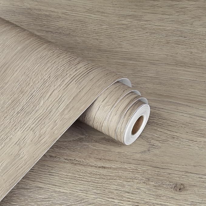 WESTICK Wood Walllpaper Peel and Stick Modern Wood Grain Contact Paper for Cabinets Kitchen Countertop Peel and Stick Wooden Wallpaper for Walls Bedroom Bathroom Vanity Vinyl Roll 15.8" x 393" - Image 7