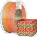 LANDU Silk PLA 3D Printer Filament Multicolor Rainbow PLA Filament 1.75mm Gradient Color Changing Filament 1kg (2.2lbs) Dimensional Accuracy +/- 0.02 mm Silk Rainbow Filament by LANDU