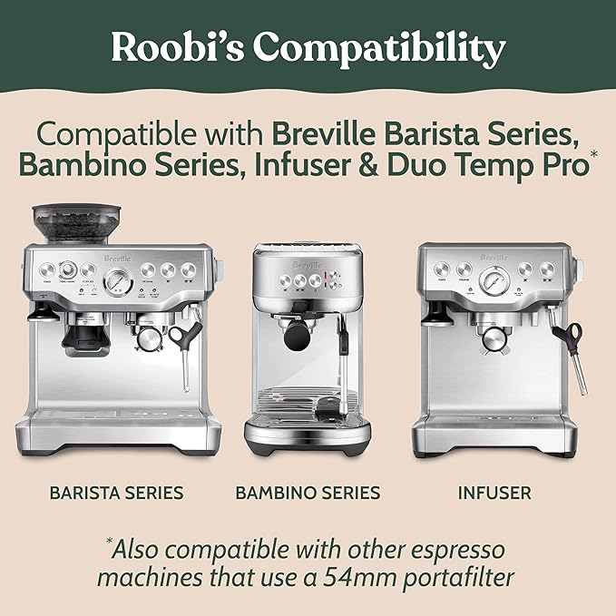 Roobi Espresso Cleaning Disc Compatible with Breville. 54mm Backflush for Disc Espresso Cleaning Tablets, 2 Pack - Image 3