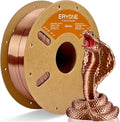 ERYONE Silk PLA Filament for 3D Printer, 1.75mm +/- 0.03mm, 1kg (2.1LBS)/Spool, Coffee Gold by ERYONE
