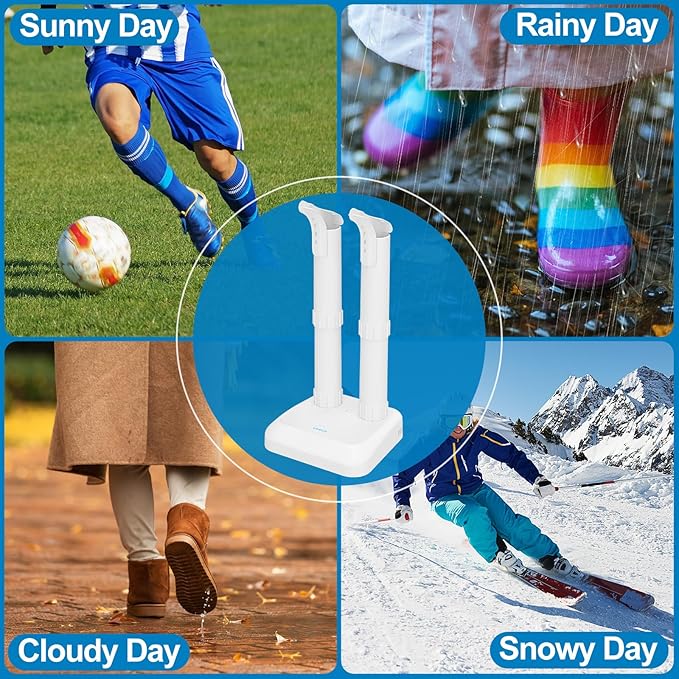 Boot Dryer Shoe Dryer for Work Boots Sneakers and Gloves, No Heat Ultra Low Temperature Drying, Fanless Noiseless Boot Warmer Deodorizer - Image 7