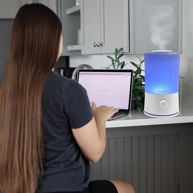 BlueHills Premium 2000 ML XL Large Essential Oil Diffuser Aromatherapy Humidifier for Large Room Home 40 Hour Run Huge Coverage Area 2 Liter Extra Large Capacity Huge Diffuser High Mist White E001 - Image 3