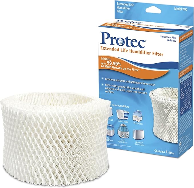 ProTec Humidifier Replacement, Multi, 1 Count – Designed for Vicks Cool Mist Humidifiers and Other Models by VicksDevices