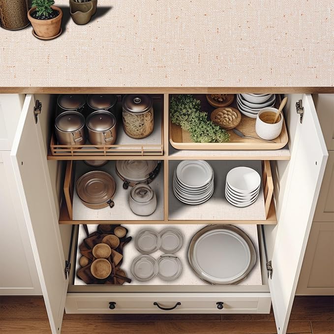 20 x 72 Inch Cupboard Liner Shelving Paper for Cabinets and Drawers Pantry Shelf Liners - Image 9