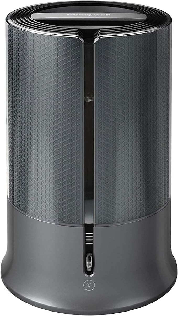 Honeywell Designer Series Cool Mist Humidifier, Room Humidifiers, Black by HoneywellPluggedIn
