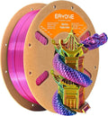ERYONE Silk Tri Color PLA Filament 3D Printer 1.75mm +/- 0.03mm, Multicolor Filament Tricolor PLA 1KG(2.2lbs) Cardboard Spool, Red Yellow Blue by ERYONE