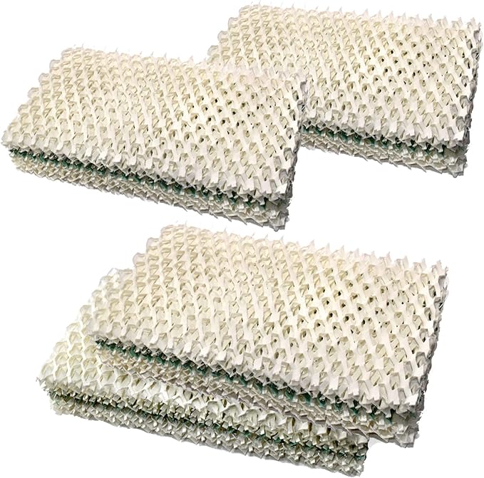 HQRP 4-pack HDC411 Wick Filter Replacement for Essick Air AIRCARE Horizon HD3120DCN, Titan TE3140DSLV, Canyon 14416A 4.75-Gallon Console Evaporative Humidifiers, HDC-411 by HQRP