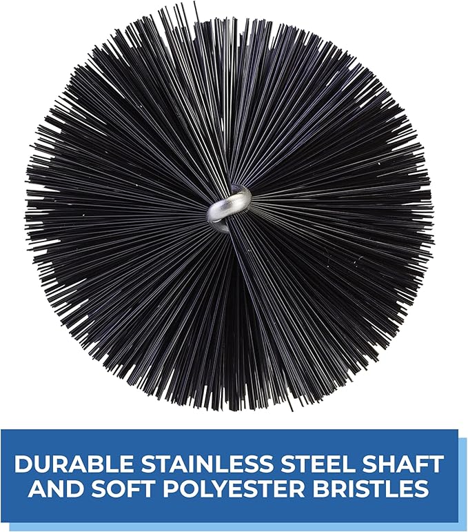 Vikan 53709 Ø2.4" Tube Brush- Medium, Black - Image 5