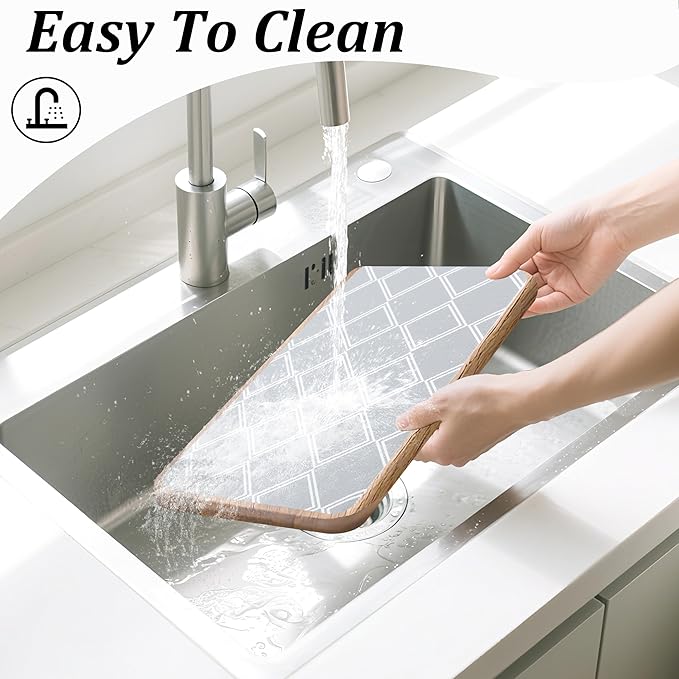 Cabinet Liners for Shelves Waterproof 20 Inch X 20 FT Shelf Liners for Kitchen Cabinets Non-Adhesive Drawer Liners Non Slip Grip Cupboard Paper Liners for Kitchen Bathroom Closet Fridge Pantry - Image 4