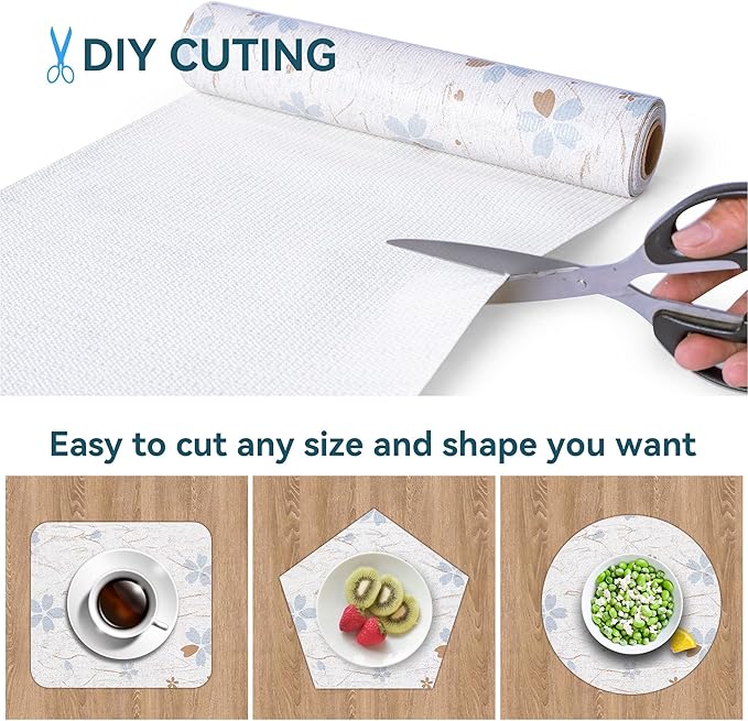 12Inch by 30FT Shelf Liner for Kitchen Cabinets Non Adhesive Kitchen Drawer Liner - Image 5
