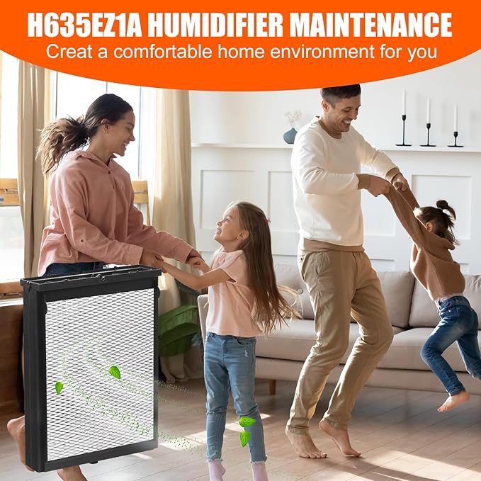 H635EZ1A Humidifier Filter Replacement, Water Panel Humidifier Replacement with Inline Strainer, Humidifier Filter Kit Compatible with Humidifier Models 600, 600A, 600M - Image 5