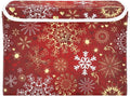 xigua Christmas Snowflakes Storage Bins with Lids and Carrying Handle,Foldable Storage Boxes Organizer Containers Baskets Cube with Cover for Home Bedroom Closet Office by LLCxigua