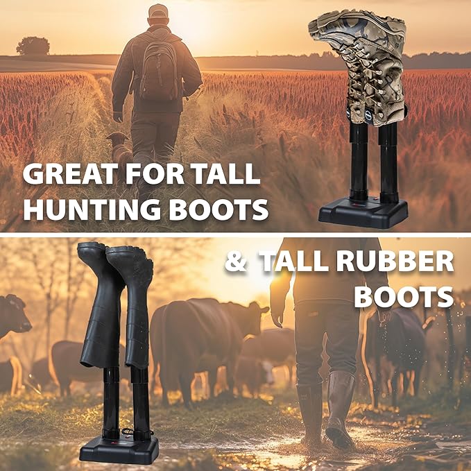 JobSite Tall Boots Dryer - Silent Boot Dryer for Knee High Boots - Fanless Convection Dry - Helps Reduce Odor - Image 6