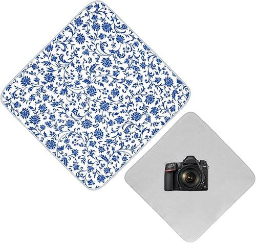 11.8 in Camera Wrap with Pouch,Lens Protective Wrap,Anti-scratch Anti-dust, Flexible Wrapper Camera Travel Accessories for DSLR Mirrorless Camera Lens(Flower texture) by XAMOREST