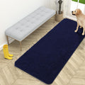 OLANLY Dog Door Mat for Muddy Paws 59x24, Absorbs Moisture and Dirt, Absorbent Non-Slip Washable Doormat, Quick Dry Chenille Mud Mat for Dogs, Entry Indoor Entryway Carpet for Inside Floor, Navy Blue by OLANLY