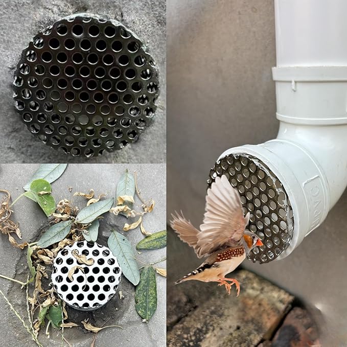 PVC Vent Termination Cap, 3.51" Furnace & Roof Vent Cover Stainless Steel, Conical PVC Fittings, for 2.98" to 3.51" Inner Diameter Vent Pipe, Air Intake, Air Exhaust and Water Drains Pipe - Image 6