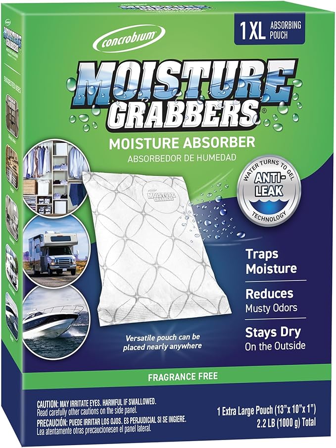 Concrobium 7651353 Moisture Grabbers XL, 35.3 oz by Rust-Oleum