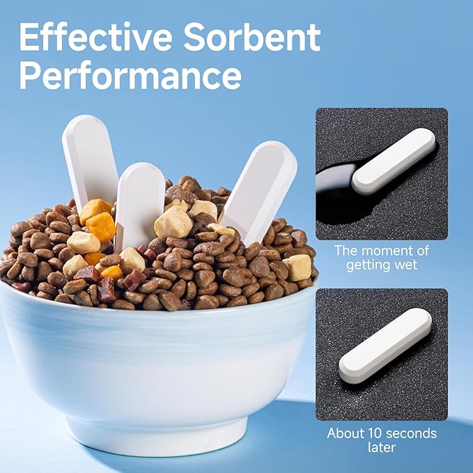 8 Pcs Diatom Drying Stick for Pet Food, Keep Food Fresh Desiccant to Dry Deodorization Rapid Water Absorption, Reusable Use for Closet Books Piano Electronics Tools Tea Coffee (2) - Image 7