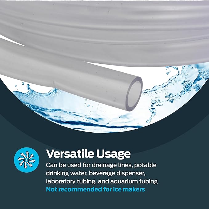 Eastman 3/8 Inch ID (1/2 Inch OD) PVC Clear Vinyl Tubing, 20 Foot Length, 98566 - Image 3