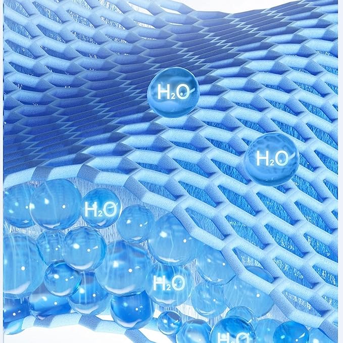 Humidifier Filter Replacement Compatible with DREO Evaporative Humidifier 774S for Bedroom, Cleanable Filters for Hard Water, 3D Multi-Layer Mesh Design, Improve Humidification Efficiency - Image 5