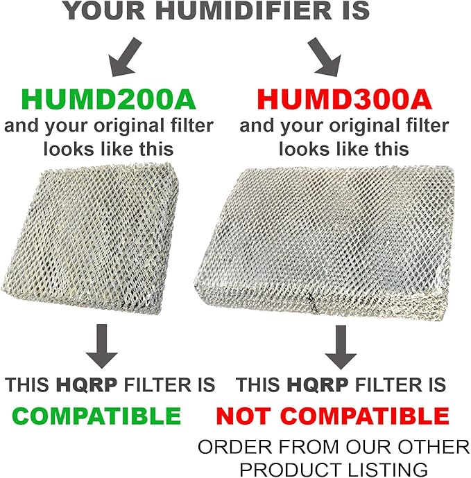 HQRP 2-pack Water Filter compatible with TRANE/American Standard BAYPAD01A1010A; HUMD200, HUMD200A, HUMD200T, HUMD200ABA00B Whole House Humidifiers - Image 4