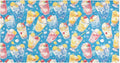 Summer Drink Cool Ice Blue Decorative mats for Bathroom Non Slip Anti-Mold Rug for Bathroom for Living Room Accessories 39x20in alfombra para ba?o by Unknown