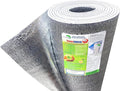 SmartSHIELD -10mm 48" x 25ft R22 Reflective Insulation roll, Foam Core Radiant Barrier, Thermal Insulation Shield - Foil / Foil by INSULATIONMARKETPLACE