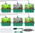 Seed Starter Trays with Grow Lights, 72 Cells Seed Starter Kit with Lights, 3 Lighting Mode, 4 Timing Set, Germination Kit for Seed Starting Trays, Seedling Starter with High Humidity Control Domes by Adawook