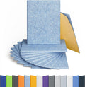 12 Pack Acoustic Panels Self Adhesive Sound Proof Foam, High Density Sound Acoustic Panel, 16X12X0.4 Inch 4:3 Rectangle Panels in Home, Office,Reccording Room,Studio,More(Light Sky Blue) by Amantech