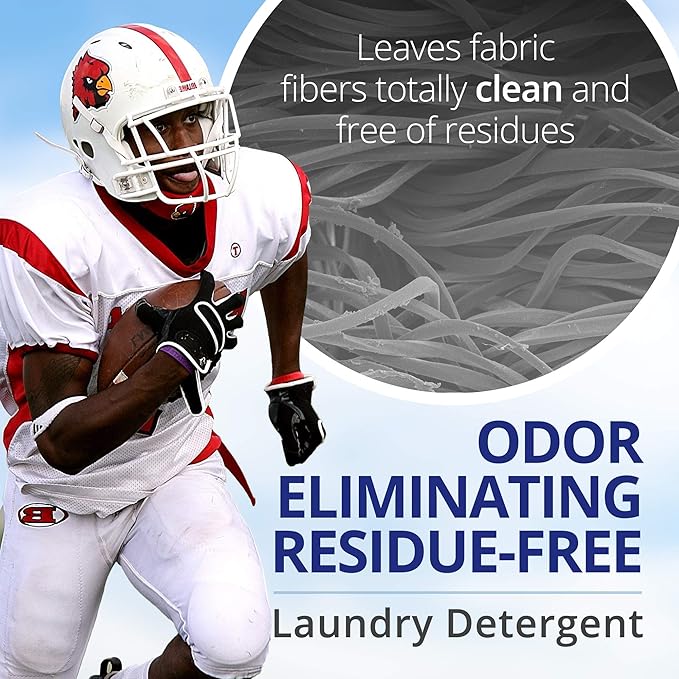 Sport Laundry Detergent, Odor Eliminator Technology, Laundry Soap for Workout Clothes and Everyday Use - Sport Suds 1.8Kg - Image 2