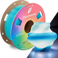 Polymaker Panchroma Gradient PLA Translucent Blue and Clear 3D Printing Filament, 1.75mm 1KG, Premium Gradient PLA, Easy to Print, AMS Compatible, Perfect for Lamp Shades, Vases, Figurines, Ornaments by Polymaker