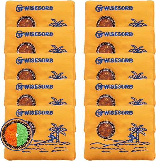 100gx10pcs Rechargeable Desiccant Packs for Storage, Reusable Dehumidifier Bags Visible Color Indicating Silica Gel Packets Moisture Absorbers for Safe Closet 3D Filaments Electronics Camera by Wisesorb