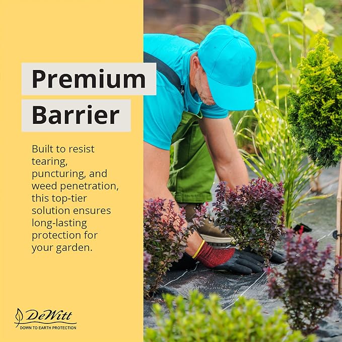 Dewitt 5-Pack Sunbelt Weed Barrier Fabric 3.2 oz, 6 x 300 Feet – Heavy-Duty Ground Cover Mat for Greenhouse Floors, Garden Rows, Raised Beds, Yard Gardening, and Outdoor Landscape Protection - Image 6