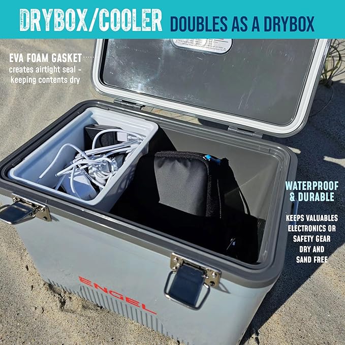 Engel UC7 7.5qt Leak-Proof, Air Tight, Drybox Cooler and Small Hard Shell Lunchbox for Men and Women - Image 8