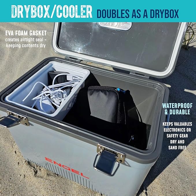 Engel 19qt Leak-Proof, Air Tight, Drybox Cooler and Small Hard Shell Lunchbox for Men and Women - Image 6