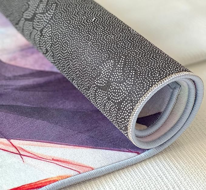 Runner Cartoon Food Collection - Printed Patterns, Anti-Slip Backing Area Rugs, Stain Resistant, Washable Accent Rugs, Non Shedding Floor Carpet for Living Room Bedroom, 36 x 60 Inch - Image 5