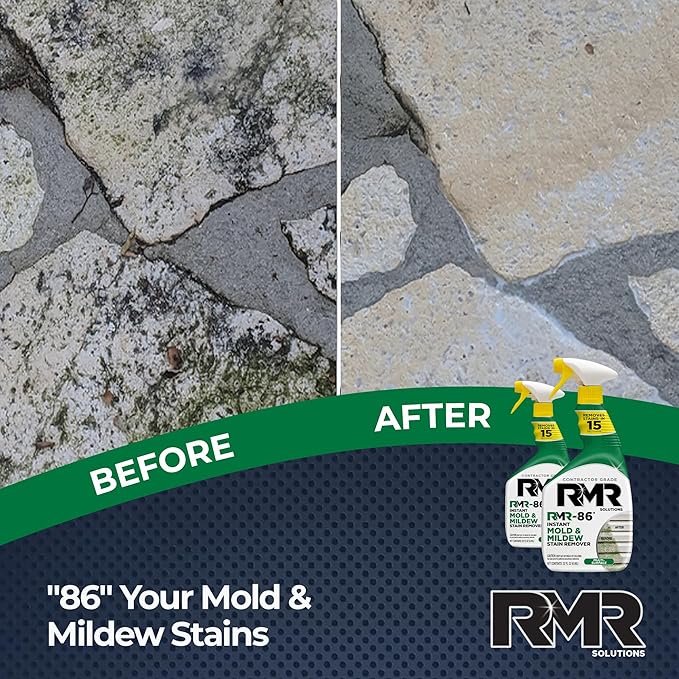 RMR-86 Instant Mold and Mildew Stain Remover Spray - Scrub Free Formula, 2 Pack - 32 oz - Image 7