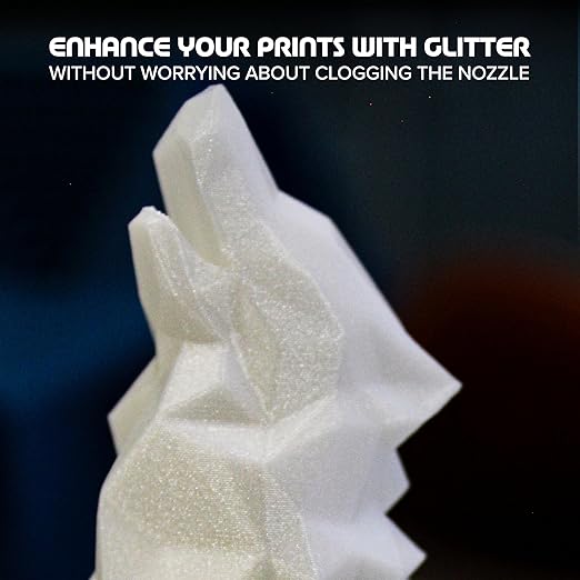 Polymaker Panchroma Celestial PLA Filament, Celestial White 1.75mm 3D Printing Filament, Shiny Glittering 3D Printer PLA Filament, Fit Most FDM 3D Printers, 1kg Spool (2.2lbs) - Image 2