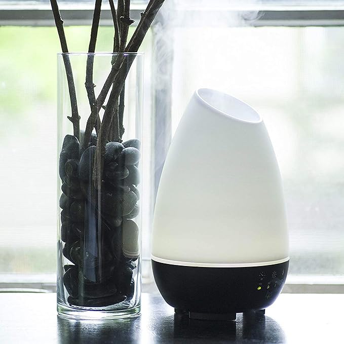 HealthSmart Essential Oil Diffuser, 500ML, Large Room Coverage | Adjustable Timer | Multiple Mist Modes | 7 LED Colors | Pack of 2 - Image 8