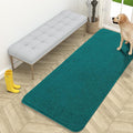 OLANLY Dog Door Mat for Muddy Paws 59x24, Absorbs Moisture and Dirt, Absorbent Non-Slip Washable Doormat, Quick Dry Chenille Mud Mat for Dogs, Entry Indoor Entryway Carpet for Inside Floor, Lake Blue by OLANLY