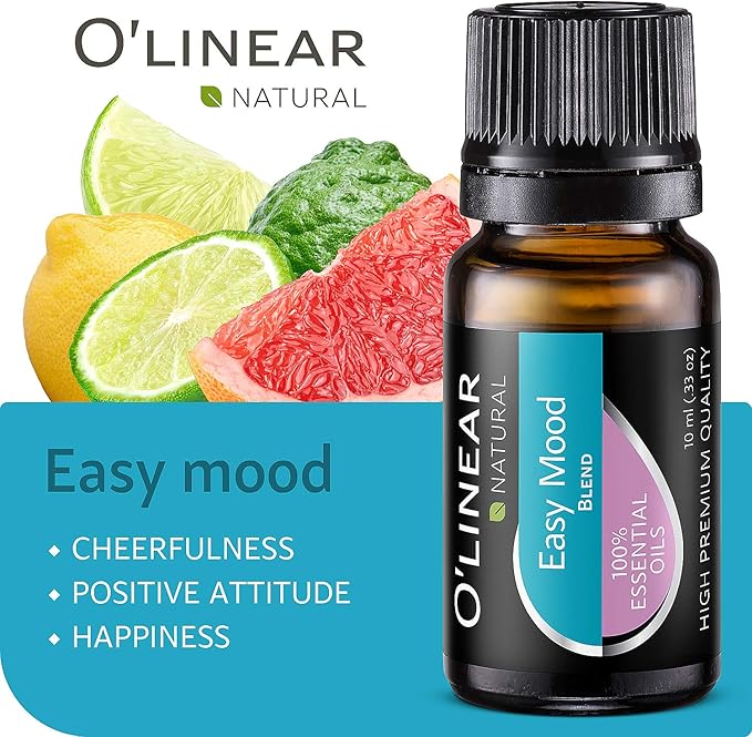 O'linear Essential Oils 6 Blends Set - Perfect for Humidifiers and Diffusers, Aromatherapy Diffuser Oils Scents, Essential Oil Kit for Home Use, Essential Oil Pack with Various Scents - Image 4