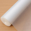 Hersvin Shelf Liner, 28 in x20 ft Non-Adhesive Drawer Liners EVA Kitchen Cupboard Cabinet Covering Undersink Mat Washable Fridge Lining Paper for Home Office (Clear/Dot) by Hersvin
