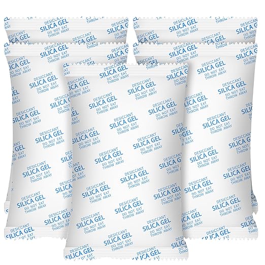 Large Desiccant Packs, 5 Packs 600 Gram Silica Gel Packets Reusable, Dehumidifier Packs for Car Desiccant, Large Moisture Absorbers for Car, Safe, 3D Filaments, Basement Garage by suobo