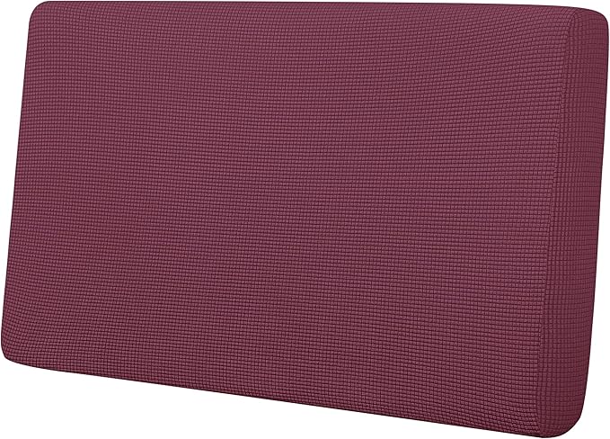 Easy-Going Stretch Loveseat Cushion Cover Sofa Cushion Furniture Protector Sofa Seat Sofa Slipcover Sofa Cover Soft Flexibility with Elastic Bottom(Loveseat Cushion, ASH Rose) by Easy-Going